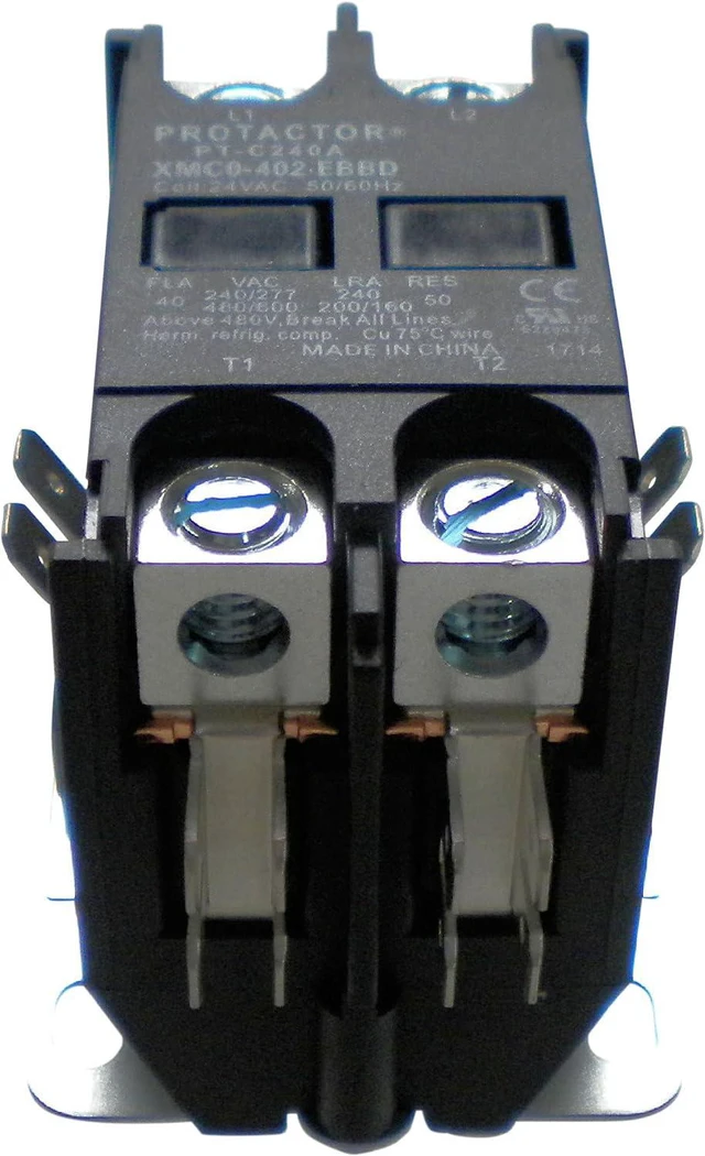 Alt view image 3 of 6 - Contactor 2 Pole 40 Amp Protactor Heavy Duty Enclosed Replacement for Carrier Byant Payne P282-0421