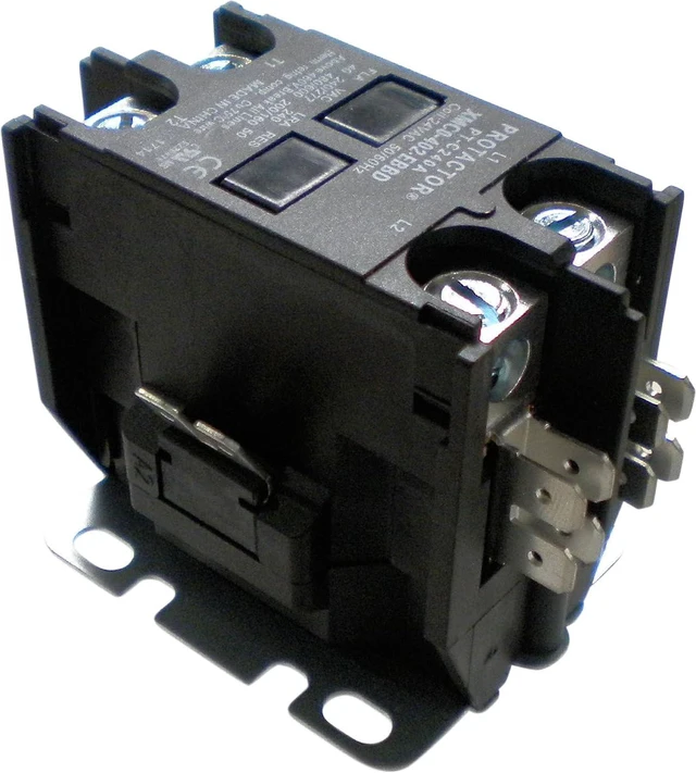 Alt view image 4 of 6 - Contactor 2 Pole 40 Amp Protactor Heavy Duty Enclosed Replacement for Carrier Byant Payne P282-0421