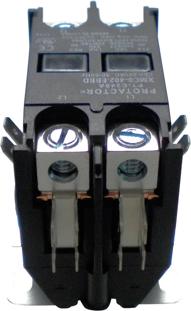 Alt view image 5 of 6 - Contactor 2 Pole 40 Amp Protactor Heavy Duty Enclosed Replacement for Carrier Byant Payne P282-0421