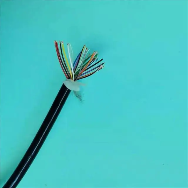 Alt view image 3 of 6 - PU Spring Shield Cable 9 10 1214 17 21 20 25 core 28 24 22 awg Stretch 1 2 3 4 5 6 7 8 11 12 Meters Spiral Telescopic Wire(Stretch 4 Meter,21 cores 26 AWG)