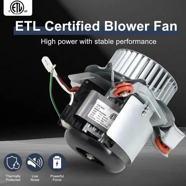 Alt view image 7 of 7 - Criditpid 326628-763 Furnace Draft Inducer Motor Replacement for Carrier, Bryant, Payne Models, Furnace Blower Motor Exhaust Vent Venter Motor.