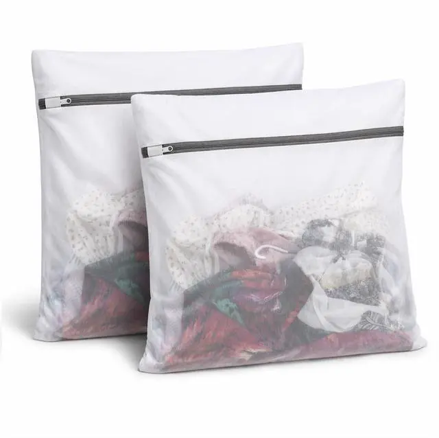 Main image of Laundry Bags Mesh Wash Bags, Lingerie Bag for Washing Delicates, White Net, 2XXL