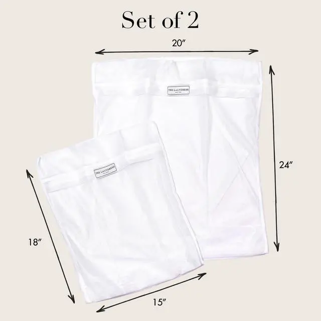 Alt view image 3 of 7 - Mesh Bag Bundle, Mesh Laundry Bags, One Large One Small
