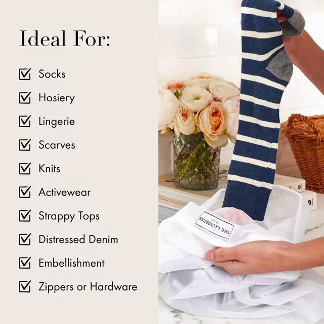 Alt view image 4 of 7 - Mesh Bag Bundle, Mesh Laundry Bags, One Large One Small