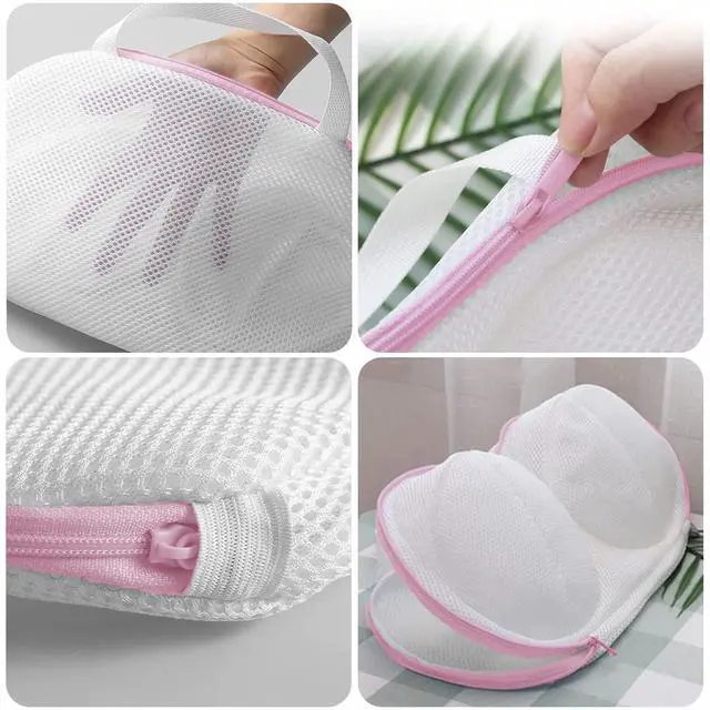 Alt view image 7 of 7 - 4 Pack Large Bra Washer Laundry Bags for Washing Machine