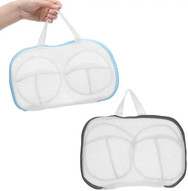Main image of 2 Pack Large Bra Laundry Bags for Washing Machine, Brassiere Wash Bags for Laundry, Lingerie Bag for Washing Delicates, Bra Washer Protector