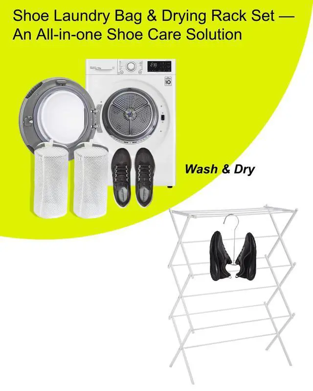 Alt view image 3 of 7 - Shoe Washing Machine Bag,3 Pack Laundry Shoe Bag for Washer and Dryer,Mesh Laundry Bags with Zipper for Sneakers,Trainers,Socks,Bras,Delicates,and Toys
