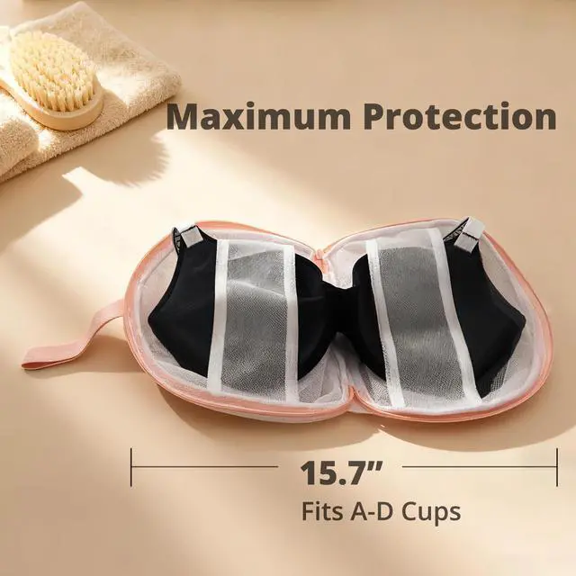 Alt view image 2 of 7 - 2Pcs Bra Laundry Bags for Washer and Dryer Wash Bags Bra Lingerie Underwear