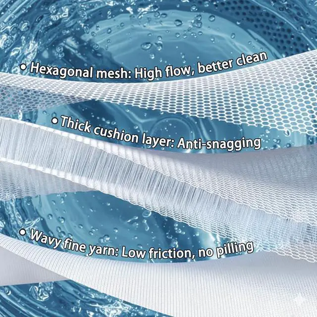 Alt view image 5 of 7 - 2Pcs Bra Laundry Bags for Washer and Dryer Wash Bags Bra Lingerie Underwear