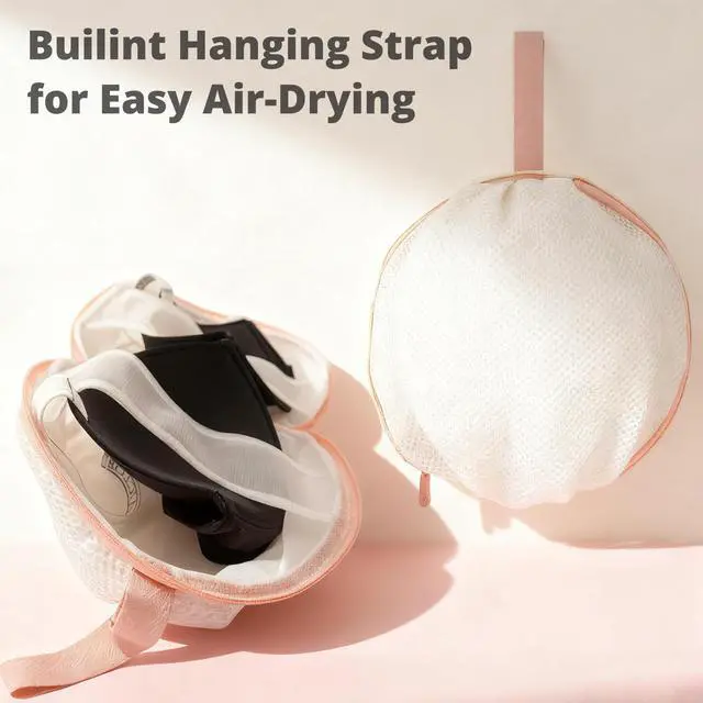 Alt view image 3 of 7 - 2Pcs Bra Laundry Bags for Washer and Dryer Wash Bags Bra Lingerie Underwear