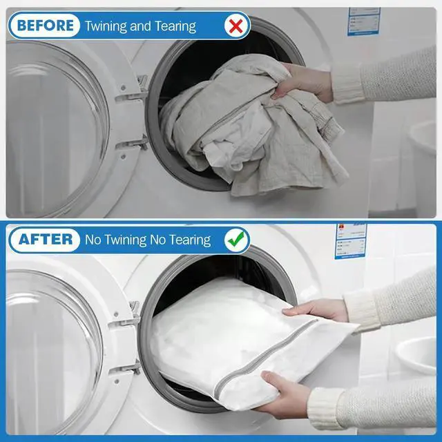 Alt view image 3 of 7 - 5Pcs Laundry Bags Mesh Wash Bags, Delicate Laundry Bags for Clothes, Hosiery, Underwear, Bed linen - 5 Size
