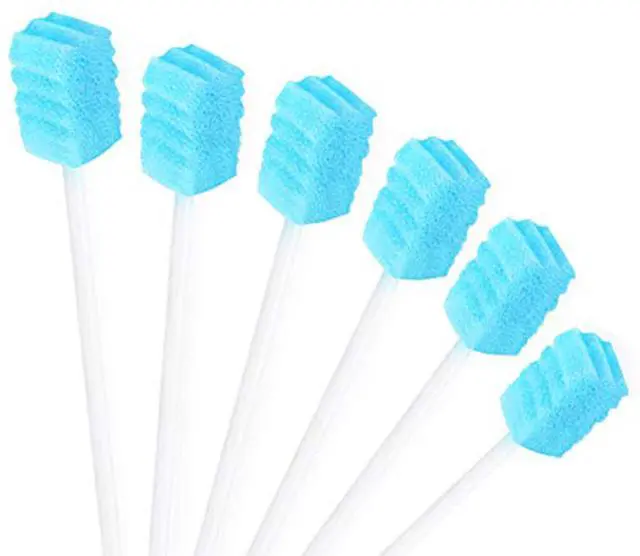 Main image of 50 PCS Disposable Mouth Swabs Sponge - Unflavored & Sterile Oral Swabs