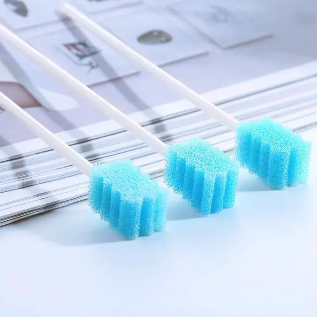 Alt view image 6 of 6 - 50 PCS Disposable Mouth Swabs Sponge - Unflavored & Sterile Oral Swabs