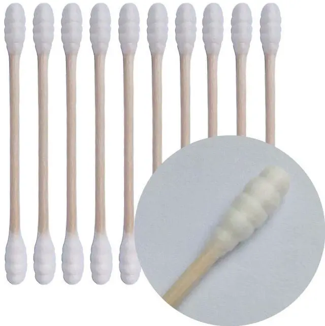 Main image of 800Count Wood Stick Cotton Swabs, Spiral Tips, for Personal Care,Home Clean