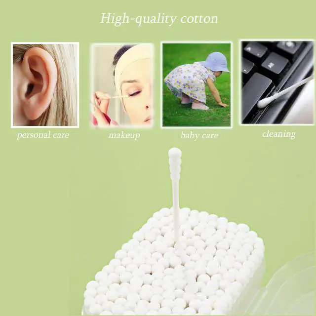 Alt view image 4 of 6 - Swab with Paper Stick for Personal Care and Cleaning