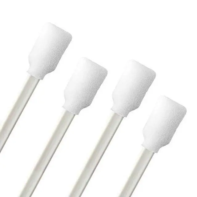 Alt view image 2 of 5 - (200 PCS) 5.11" Square Rectangle Foam Cleaning Swab Sticks(Two Color)