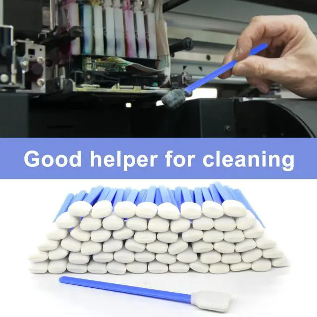 Alt view image 4 of 5 - (200 PCS) 5.11" Square Rectangle Foam Cleaning Swab Sticks(Two Color)