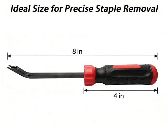 Alt view image 2 of 6 - Staple Remover Tool, Easy Pull Staple Puller for DIY, Carpet, Wood & Furniture, Hand Tool for Clean Removal