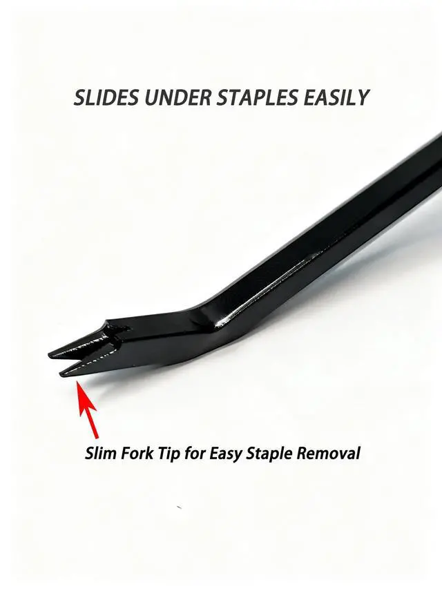 Alt view image 4 of 6 - Staple Remover Tool, Easy Pull Staple Puller for DIY, Carpet, Wood & Furniture, Hand Tool for Clean Removal