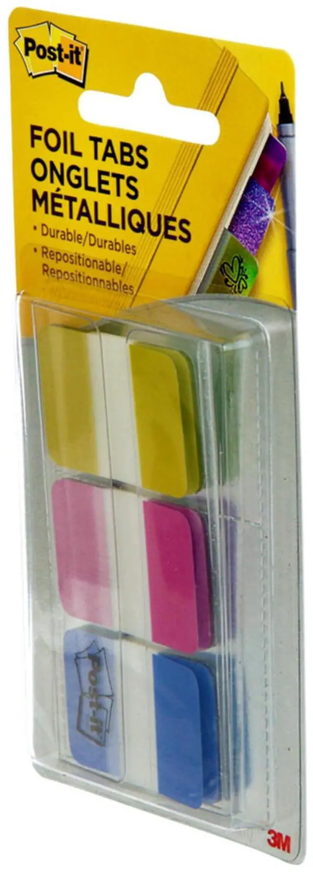 Alt view image 3 of 7 - Foil Tabs, Iridescent Colors, 36 Tabs/Pack, 1 in x 1.5 in (686-FLOPBT)