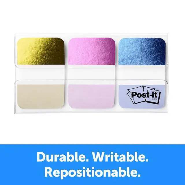 Alt view image 5 of 7 - Foil Tabs, Iridescent Colors, 36 Tabs/Pack, 1 in x 1.5 in (686-FLOPBT)