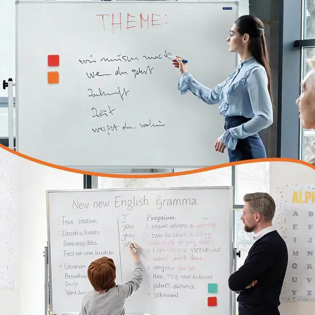 Alt view image 6 of 6 - 8 Pack Magnetic Dry Erase Erasers, Colorful Whiteboard Erasers, Mini White Board Cleaner for Office Classroom, 2 x 2 Inches