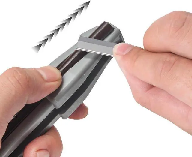 Alt view image 5 of 7 - Gray 3 in 1 Eyebrow Pencil Sharpener, Eye Pencil Sharpener, Duckbill-Shape Eyebrow Sharpener Auxiliary Tool for Eyebrow Pencil for Beginners and Professional, Cosmetic Pencil Sharpeners
