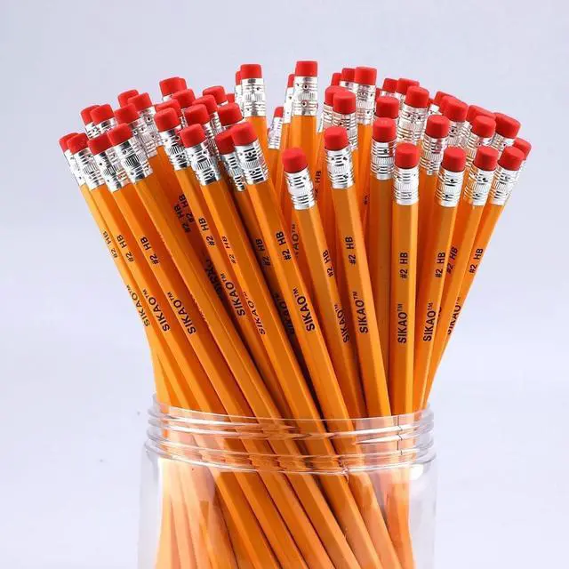 Alt view image 6 of 7 - Pencils, 12Pack Number #2 HB Wood Pencils with Erasers for Kids Sketching Drawing, Classroom Must Haves Essentials for Teachers, School Supplies