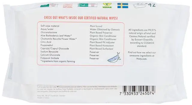 Alt view image 2 of 2 - Eco-Sensitive Toddler Wipes - Resealable Top - 42 ct