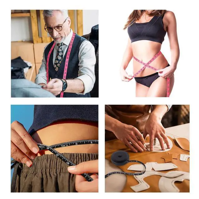 Alt view image 4 of 6 - Tape Measure Soft Measuring Tape for Body Fabric Sewing Tailor 2Pack 60Inch