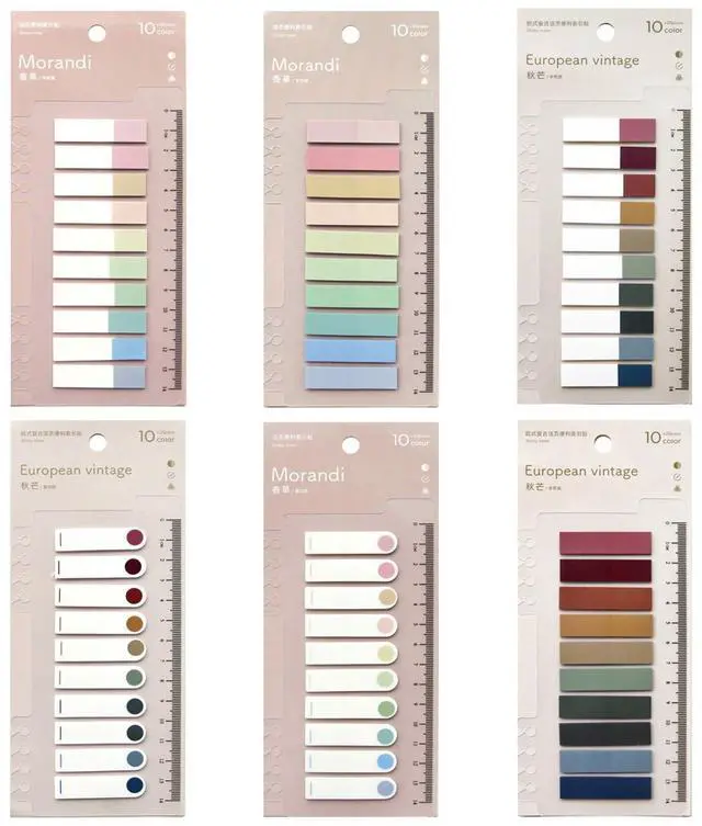 Main image of 1200 Pieces Tabs 60 Colors Sticky Index Tabs, Writable and Repositionable File Tabs Flags for Pages or Book Markers, Reading Notes, Classify File