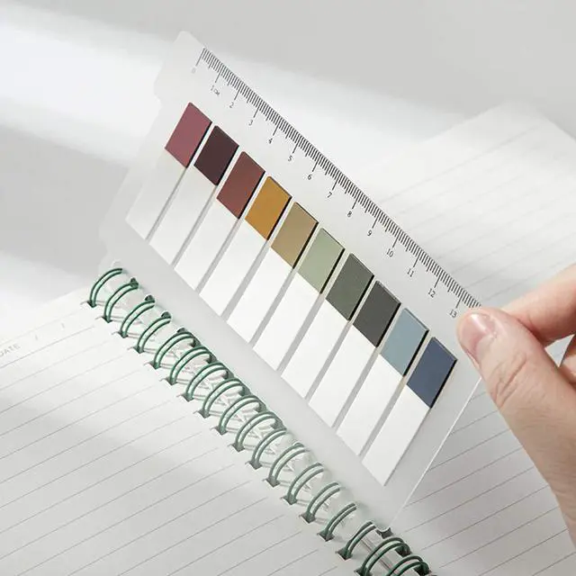 Alt view image 4 of 7 - 1200 Pieces Tabs 60 Colors Sticky Index Tabs, Writable and Repositionable File Tabs Flags for Pages or Book Markers, Reading Notes, Classify File