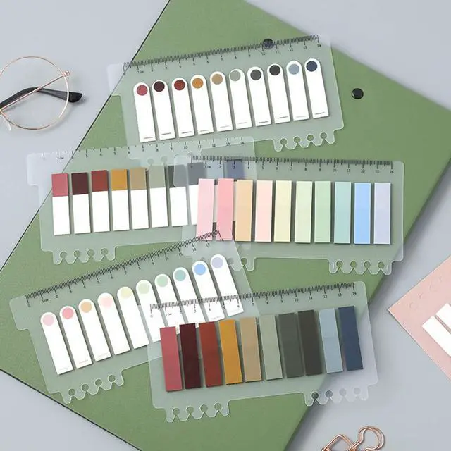 Alt view image 7 of 7 - 1200 Pieces Tabs 60 Colors Sticky Index Tabs, Writable and Repositionable File Tabs Flags for Pages or Book Markers, Reading Notes, Classify File