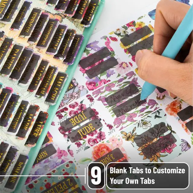 Alt view image 3 of 7 - Laminated Bible Tabs, 75 pcs, Gold Foil Embossed Lettering