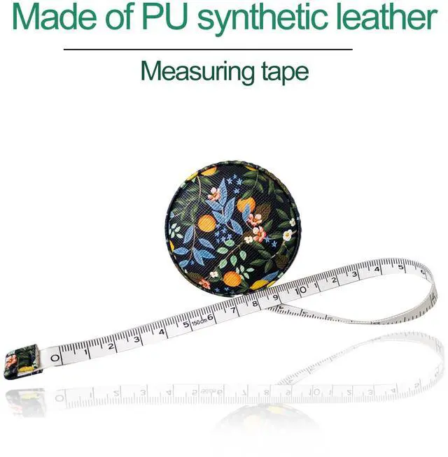 Alt view image 4 of 7 - Tape Measure Measuring Tape for Body Tailor Cloth Fabric Sewing Knitting Craft Weight Loss Measurements Retractable 60-inch 1.5 Meter Push Button Dual Sided Tape Measure