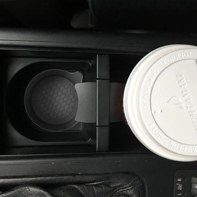 Alt view image 2 of 7 - 2 PCS Car Cup Coasters, Universal Cup Holder Coaster for Car, Car Accessories Interior for Women and Man, Bling CupHolders Insert for Women Non-Slip Silicone Car Cup Holder Coasters