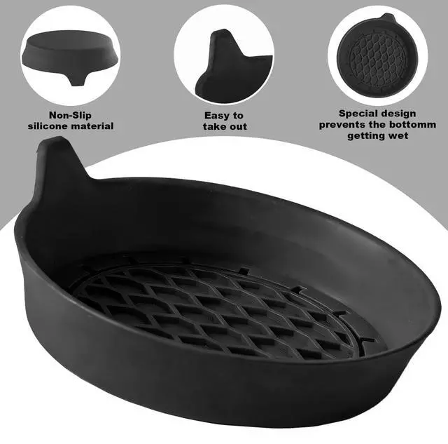 Alt view image 6 of 7 - 2 PCS Car Cup Coasters, Universal Cup Holder Coaster for Car, Car Accessories Interior for Women and Man, Bling CupHolders Insert for Women Non-Slip Silicone Car Cup Holder Coasters