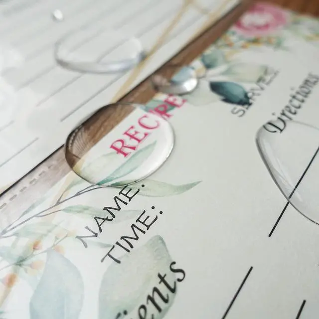Alt view image 6 of 7 - Recipe Card Page Protectors, Mini Recipe Card Sleeves for 8.5 x 9.5 3-Ring Binder, 2 Pockets Per Page, Recipe Binder Refill Pages (50 PCS, 4x6 Inch Pockets)