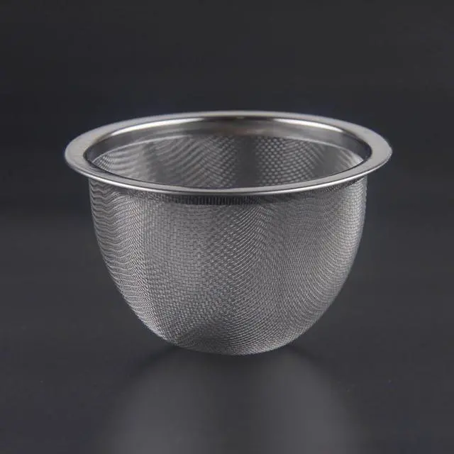 Alt view image 3 of 6 - Stainless Steel Tea Infuser Mesh Strainer, Silver 6cm Metal Teapot Replacement Mesh Strainer, Tea Steeper Basket Filter Mug, Cup, Teapot Accessories, Cup Accessories