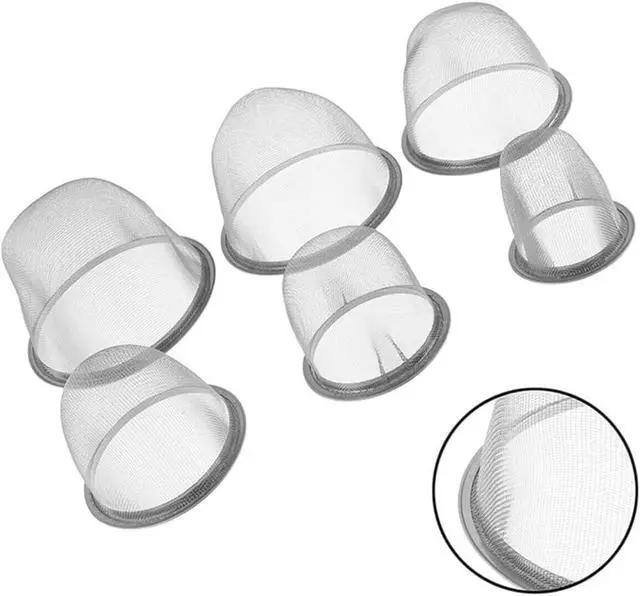 Alt view image 4 of 6 - Stainless Steel Tea Infuser Mesh Strainer, Silver 6cm Metal Teapot Replacement Mesh Strainer, Tea Steeper Basket Filter Mug, Cup, Teapot Accessories, Cup Accessories