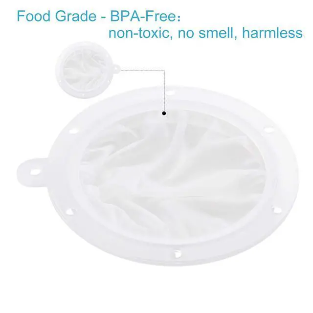 Alt view image 4 of 7 - 5.5-Inch Premium Food Filter Strainer, 200 Mesh Food Grade Filter Mesh, Tritan BPA Free Strainer Compatible with 5 Inch Kitchen Funnels, Ideal for Filtering Coffee, Juice, Oils, Wine, Soy Milk