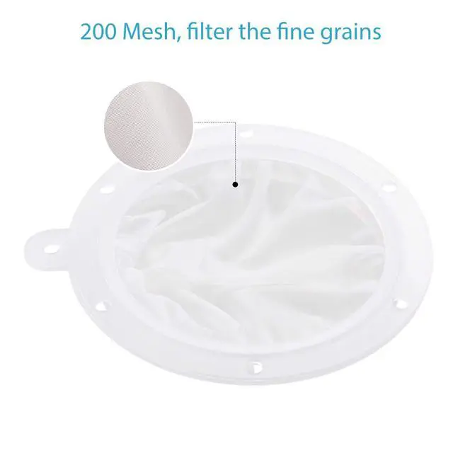 Alt view image 3 of 7 - 5.5-Inch Premium Food Filter Strainer, 200 Mesh Food Grade Filter Mesh, Tritan BPA Free Strainer Compatible with 5 Inch Kitchen Funnels, Ideal for Filtering Coffee, Juice, Oils, Wine, Soy Milk