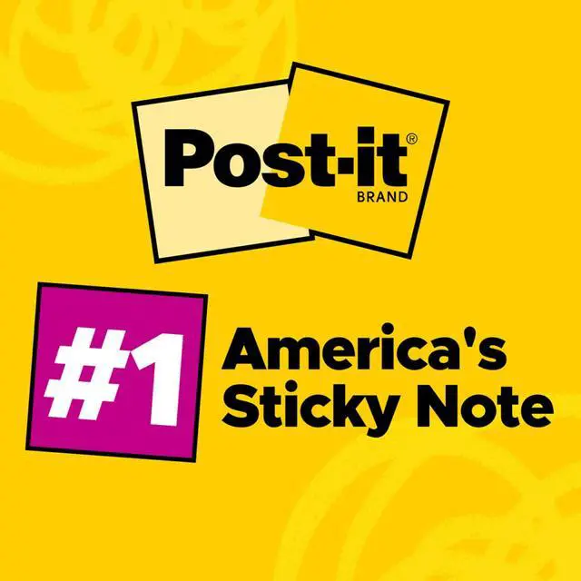 Alt view image 3 of 7 - Pop-up Notes, 3 x 3 in, Assorted Brights, 5 Pads, 100 Sheets/Pad