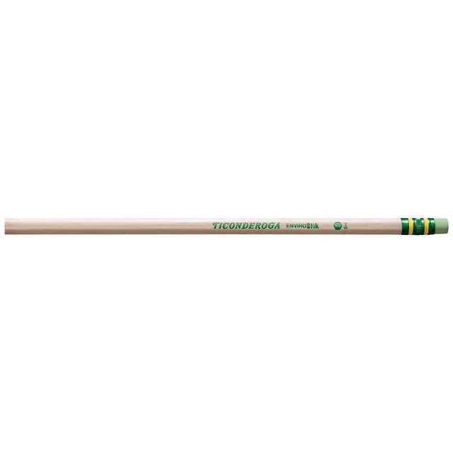 Alt view image 3 of 7 - Envirostik Wood-Cased Pencils, #2 HB Soft, Natural, 12 Count