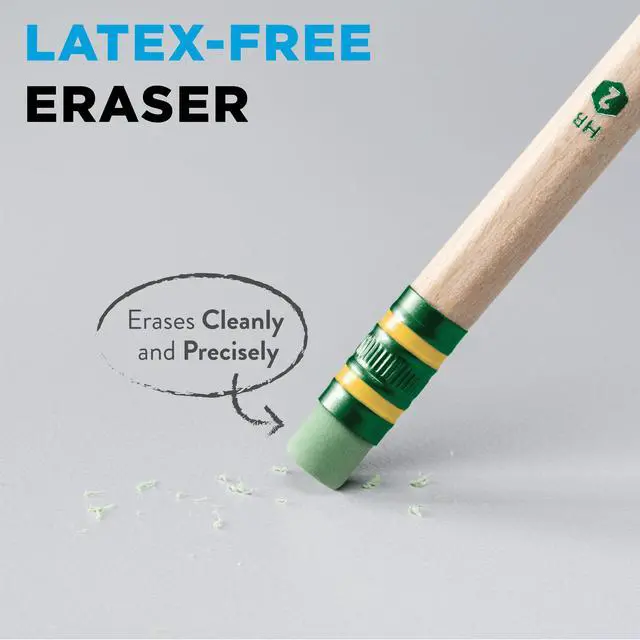 Alt view image 5 of 7 - Envirostik Wood-Cased Pencils, #2 HB Soft, Natural, 12 Count