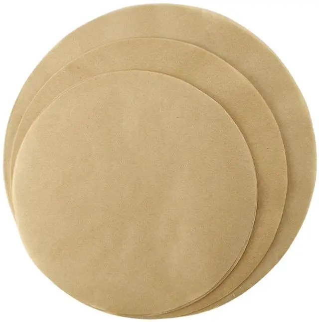 Main image of 150 Pcs Round Baking Parchment Paper, 50 Each of 7", 8", 9", Unbleached Non-Stick Round Baking Sheets Precut Liners for Cake Pans Air Fryer Grilling Pizza Springform Pan