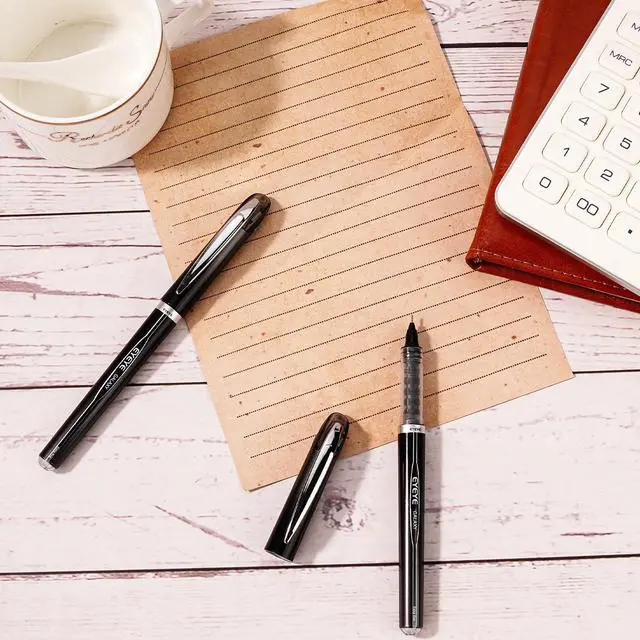 Alt view image 7 of 7 - 0.5mm Rollerball Pens 6 Assorted Colors, Extra Fine Point Needle Pen Quick Dry, Liquid Ink Pens Fine Point Smooth Writing Pen for Journaling, Note Taking, Office, School Supplies