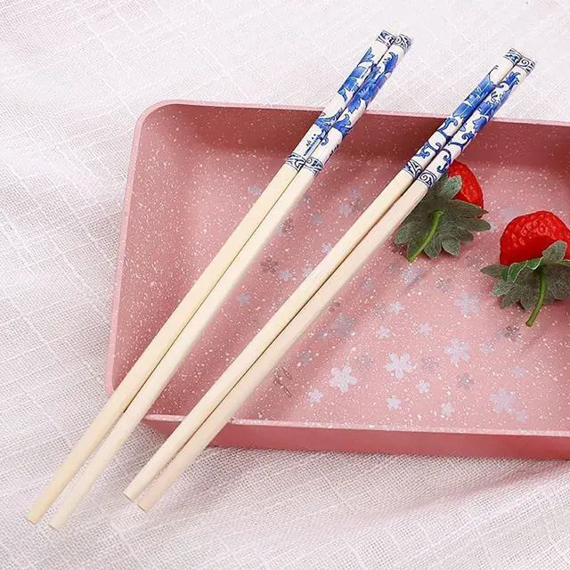 Alt view image 4 of 7 - Chopsticks Disposable Bulk Disposable Bamboo Chopsticks Premium Chop Sticks for Japanese Sushi and Chinese Dishes Individually Wrapped (25 Pairs)