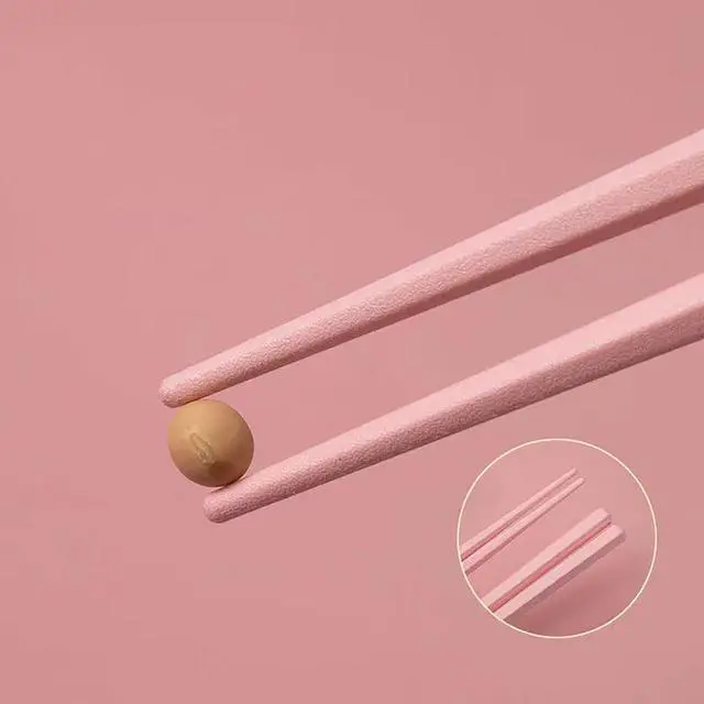 Alt view image 4 of 7 - Chopsticks 10Pairs Dishwasher Safe Reusable Easy to Use Chopsticks Set 9.5 Inches for Sushi, Ramen, Asian Cuisine, Matte Non-slip (10 Pairs)