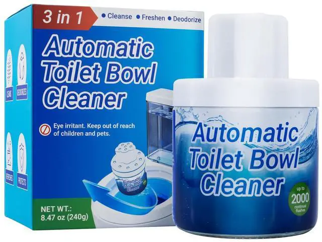 Main image of Automatic Toilet Bowl Cleaner with Unique Retrieval Rope - 2000 Flushes